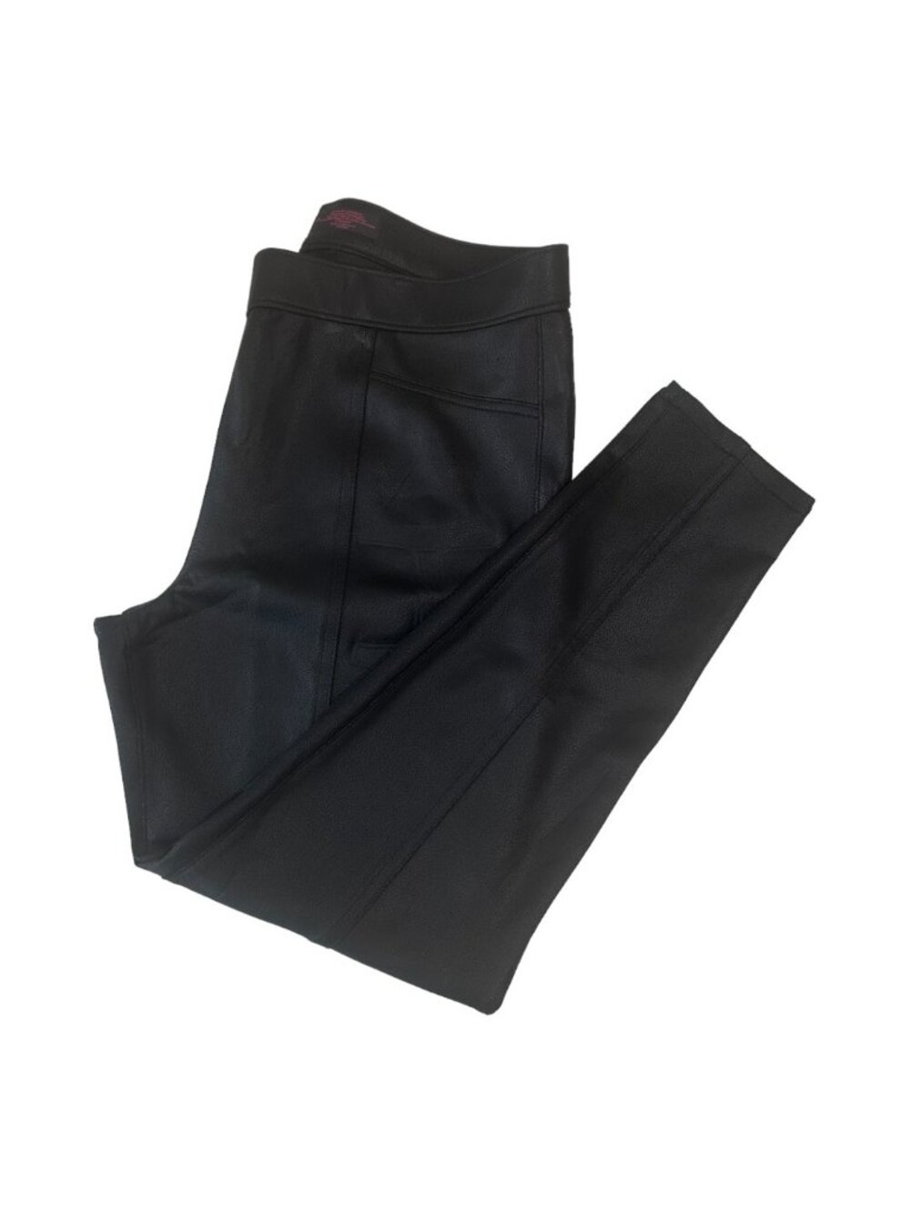 NO BOUNDARIES Women SZ XXL(19) Black Coating Skinny Jegging Pant Pull On Stretch